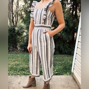 Ella Moss striped  Jumpsuit
